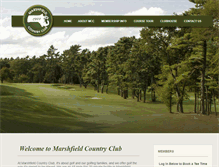 Tablet Screenshot of marshfieldcc.com